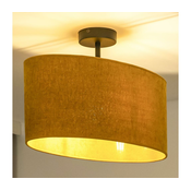 Duolla - plafonski luster OVAL 1xE27/15W/230V braon