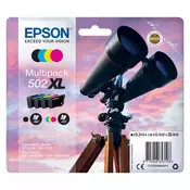 Kartuša Epson 502 XL, C13T02W64010, CMYK, štiri pakete, multipack, original