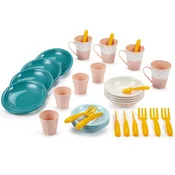 Jedálenská súprava Picnic Serware Vert Azur Écoiffier s vystrihovačkou 32 dielov doplnkov od 18 mes ECO1684