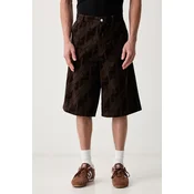 Kratke hlače adidas Monogram Jorts Aurora Coffee 30