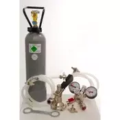 ich-zapfe Paket za pivski točilnik 2-vodna CO2 povezava z jeklenko in priključki, (5000216017)