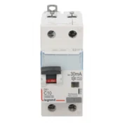 LEGRAND Diferencialno varovalko 2P 10A C 0,03A tip A P312 DX3 411059