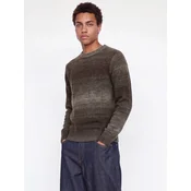 JACK & JONES Pulover JJMazon čokolada/svetlo rjava