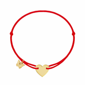 Classic Heart zapestnica - Yellow Gold Plated