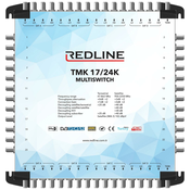 REDLINE Multišalter 4 satelita na 24 uticnice,kaskadni(bez adaptera) - TMK 17/24K