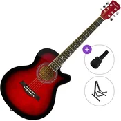 Pasadena SG026C-38 Standard SET Red Sunburst Akustična kitara Jumbo