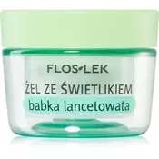 FlosLek Laboratorium Eye Care gel za predel okoli oči s trpotcem in smetilko  10 g