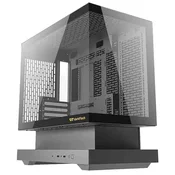 darkFlash Računalniško ohišje Darkflash F1 (črno) + 6 ARGB ventilatorjev
