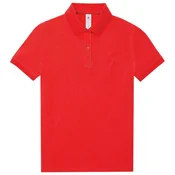 MAJICA KRATKI RUKAVI B&C MYPOLO180 WOMEN 180G CRVENA L