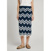 Pepe Jeans za ženske. PL901205 Krilo Ollie mornarsko modra (XS), Priložnostno, Bombaž, Trajnostni, Mornarica