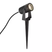 Sodobni 12V reflektor črn vklj. LED IP67 - Voltaire Pico