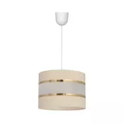 Luster na sajli HELEN 1xE27/15W/230V krem boje