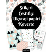 Stikeri/ čestitke/ ukrasni papir/ koverte