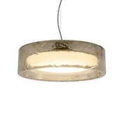 MARSET LED viseča svetilka Ringo, O 90 cm, dimno siva, plastika - Dnevna soba/jedilnica - Dizajn - sivo-dimno