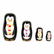 Small Foot Matryoshka obitelj pingvina