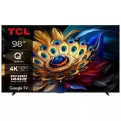 Televizor TCL 98C655/QLED/98/4K UHD/144Hz/Google TV/crna