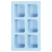 Silikonski kalup pravokotni 6 kos. - 7x5,9 (odlitki iz mila)