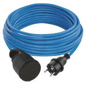 Weatherproof podaljševalni kabel 10 m/1 vtičnica/črna/silikon/230 V/1,5 mm2