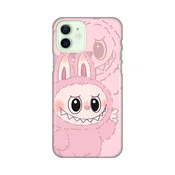 Silikonska maska za iPhone 12/12 Pro 6.1 Print, La Bubu, Roze
