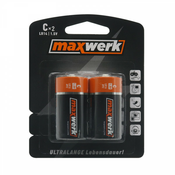 Baterija alkalna C LR14 1.5v 2/1 Maxwerk
