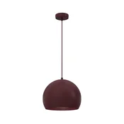 Luster na sajli SOOL 1xE27/15W/230V precnik 27 cm bordo