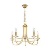 Kolarz 330.85.8C - Kristalni luster na lancu IMPERIAL 5xE14/60W/230V zlatna