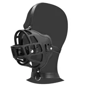 Ouch! Muzzle with Removable Ball Gag Black