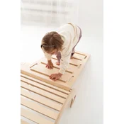 shumee 2v1 Montessori gugalnik XXL + lestev tobogan - lesen