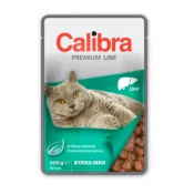 CALIBRA Cat Adult Sterilised koščki z jetri v omaki 100 g