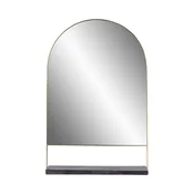 Kayoom STENSKO OGLEDALO, 43,5/69/10 cm kovina, steklo, kamen