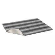 VetBed proti zdrsu / Drybed sive črte 150 x 100 cm, dlaka 30 mm