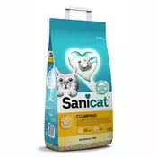 SANICAT grudajuci pijesak za macke bez mirisa - Varcno pakiranje: 2 x 10 l