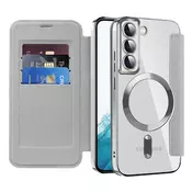 Etui SmartMag Book z Magsafe tehnologijo in RFID denarnico za Samsung Galaxy S22 - gray