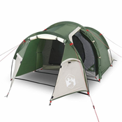 vidaXL Šator za kampiranje za 4 osobe zeleni 360x140x105 cm taft 185T