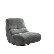 Livetastic FOTELJ, siva tekstil