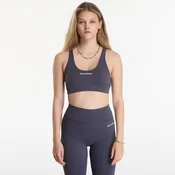 Modrček Sporty & Rich Serif Logo Sports Bra Carbon XL
