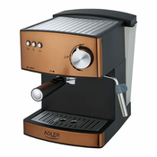 slomart adler ad 4404cr espresso aparat (850 W; barva bakrena)
