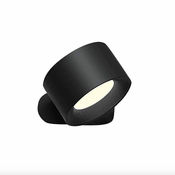 Netscroll LED stenska bralna svetilka, na dotik, nastavljiva svetlost v 3 stopnjah in barvne temperature, 360° magnetna rotacija, USB kabel in polnjenje, prenosna lučka za spalnico, pisarno, StickLamp, črna