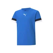 PUMA Funkcionalna majica TeamRISE  kraljevo modra / črna / bela
