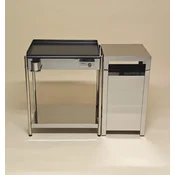 Plinski žar P600 PRO z nogami in polico spodaj, posoda + inox box za jeklenko - Furlan