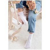 Milena Childrens Lace Socks White