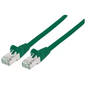 Intellinet Intellinet 736824 RJ45 omrežni kabel\, Patch kabel CAT 6a S/FTP 3.00 m zelena zaščita iz folije\, pletena zaščita\, brez halogena 1 kos, (20417956)