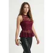 Trendyol Milla ženska bluza Tpraw26Bz00008, Bordeaux-Dark Burgundy