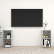 vidaXL TV omarice 2 kosa betonsko sive 72x35x36,5 cm iverna plošča