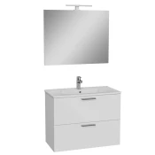 VITRA Mia omara z umivalnikom 80 x 40 x 140 cm - bela