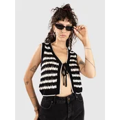 24 Colours 41356A Knitted Vest ženski pulover black