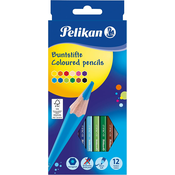 Olovke u boji Pelikan – 12 boja, šesterokutni
