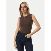 Guess Top W6YP17 K3881 Rjava Regular Fit