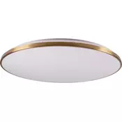 LED prigušiva plafonska lampa KERN LED/100W/230V precnik 100 cm zlatna + daljinski upravljac