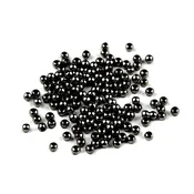 Plastične voščene kroglice/biseri Glance O3 mm - črne (10 g)